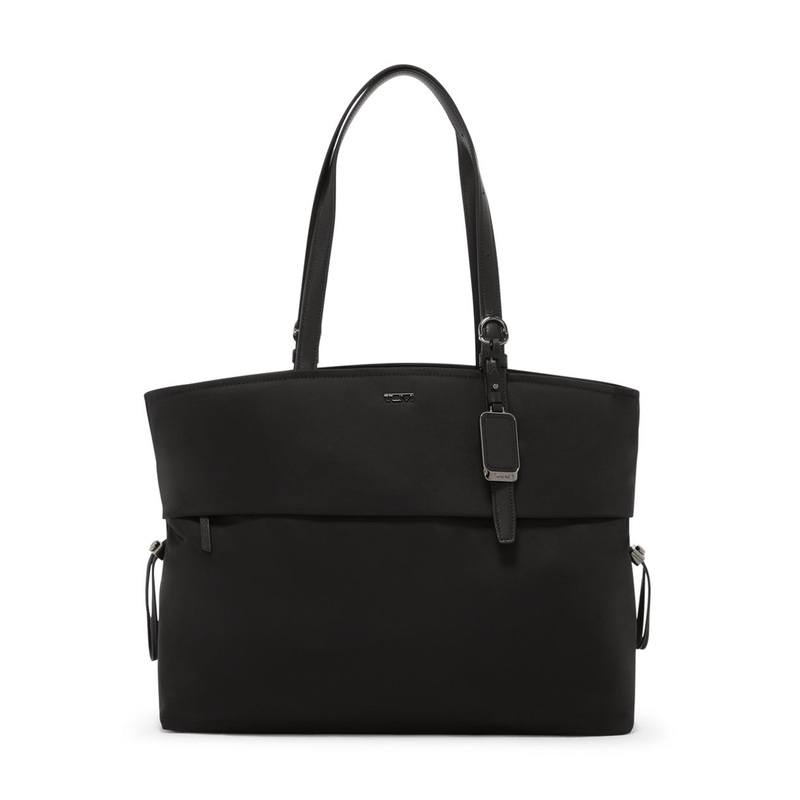 Tumi VOYAGEUR Cam Large Tote - Black/Gunmetal