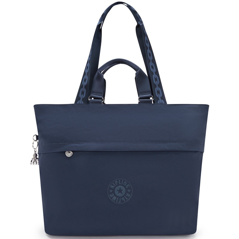 Kipling Charleen Satin 15" Laptop Tote Bag - Endless Blue F24