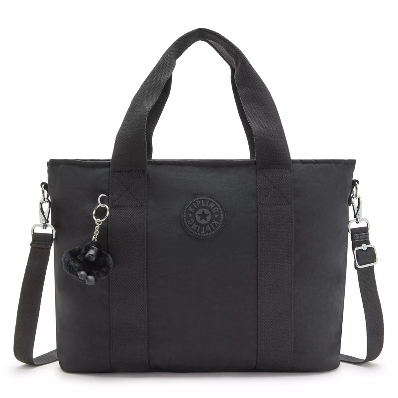 Kipling Minta Large Shoulder Bag - Black Noir