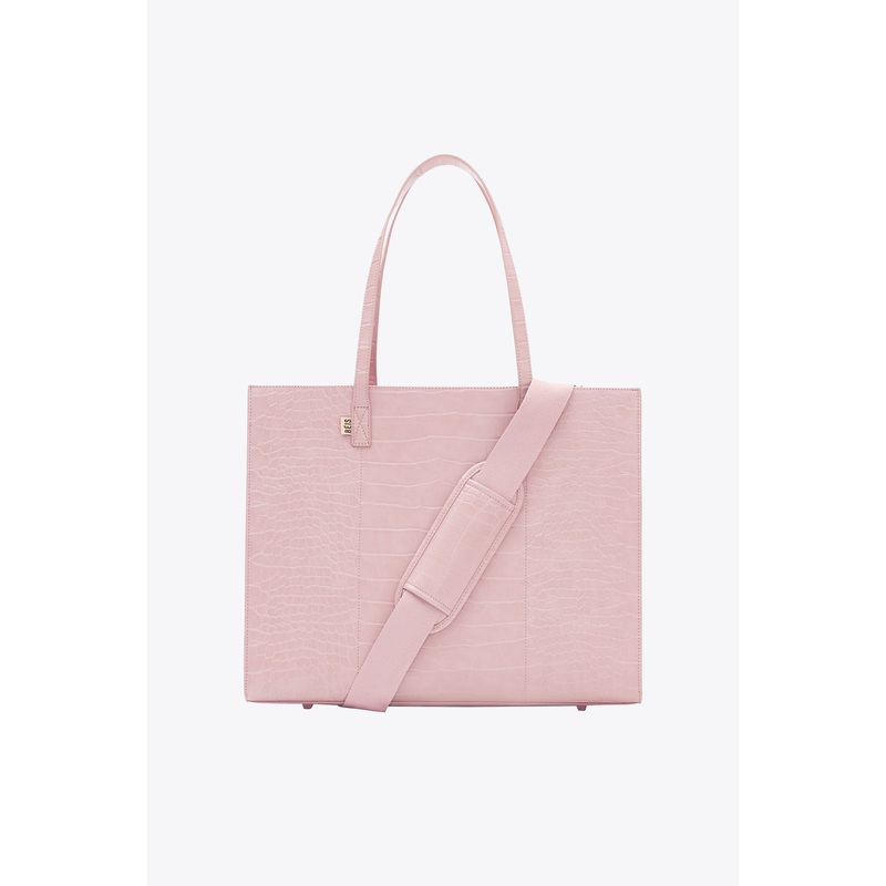Resale The Large Work Tote in Atlas Pink Croc