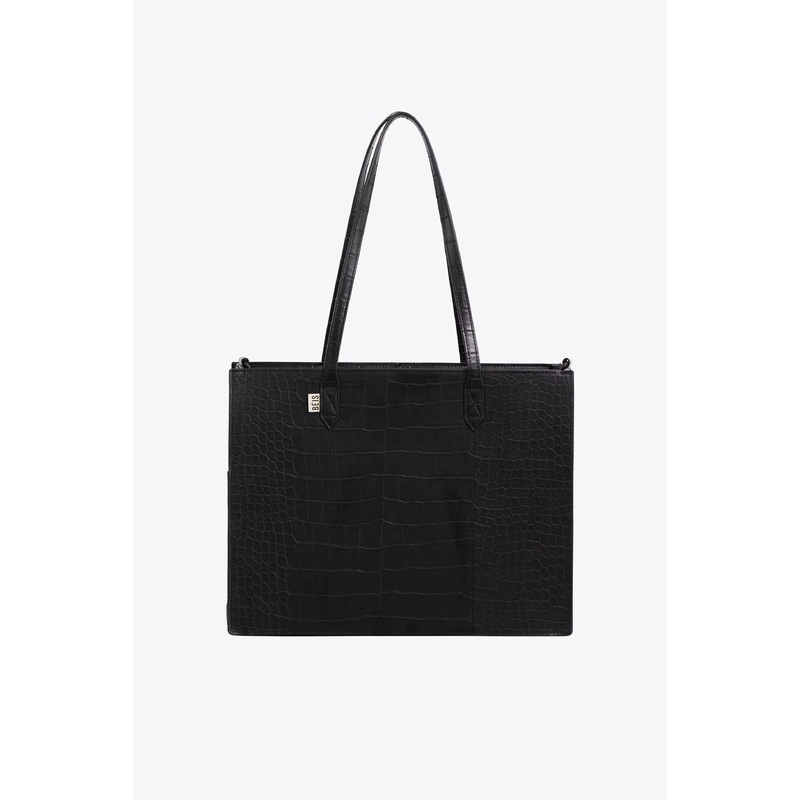 Resale The Work Tote in Black Croc