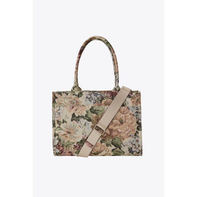 The Book Tote in Vintage Floral