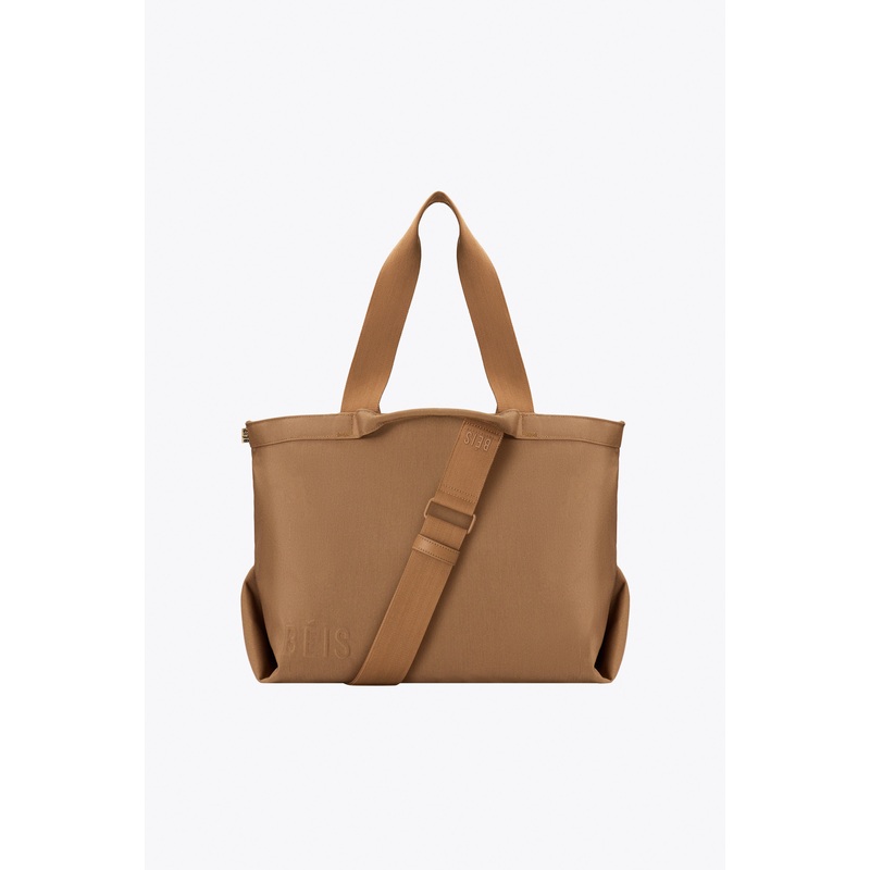 The Travel Tote in Camel