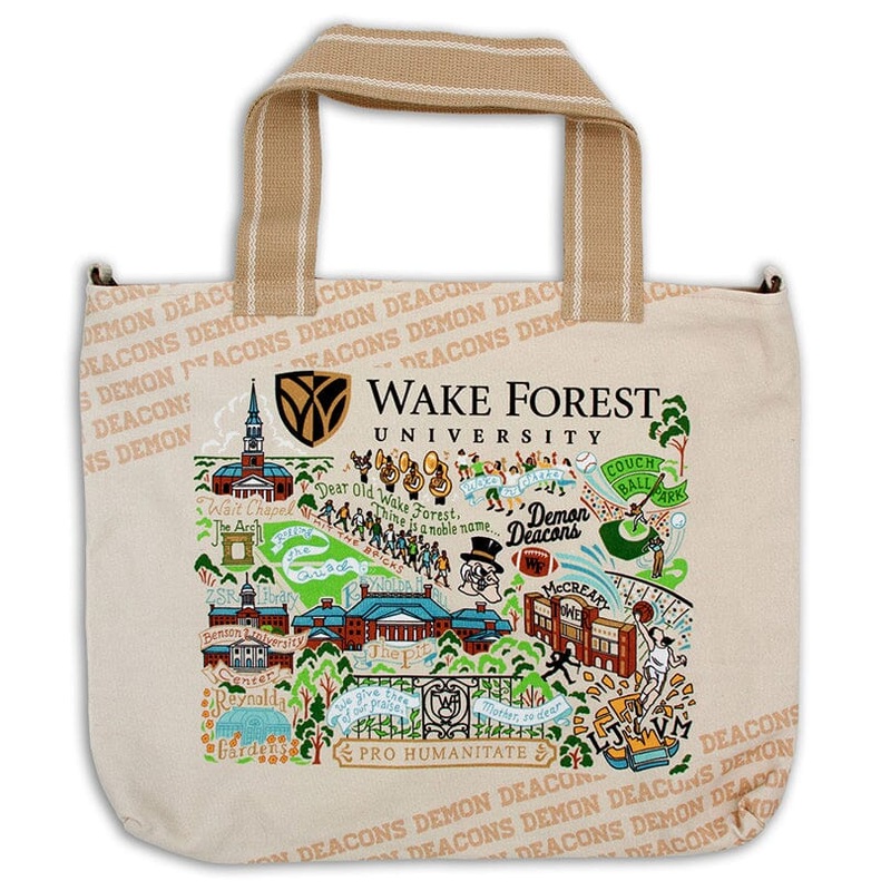 Wake Forest University Collegiate Tote Bag