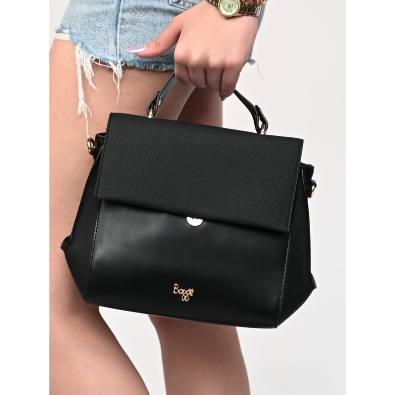 Caffiene Black Small Tote Bags-1