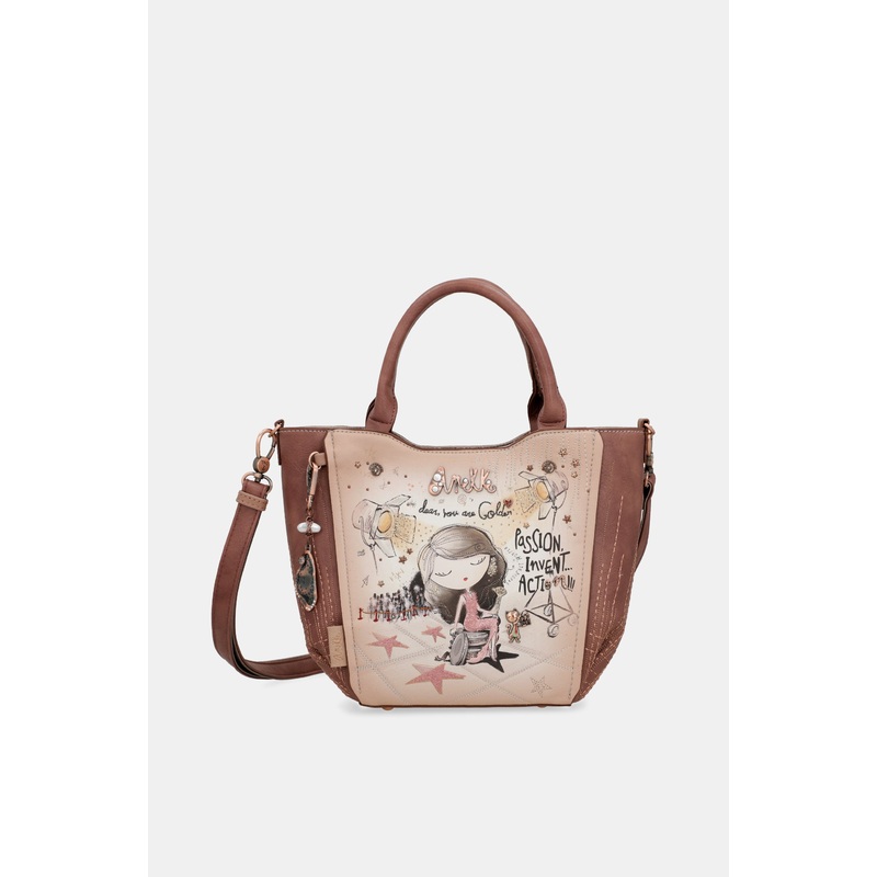 Hollywood tote with shoulder strap