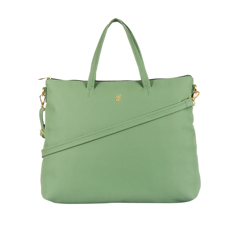 Instr Green Large Laptop Tote Bags