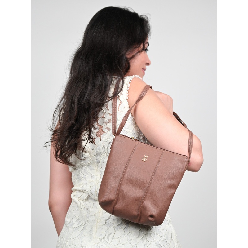 Jiya Brown XS Tote Sling Bags