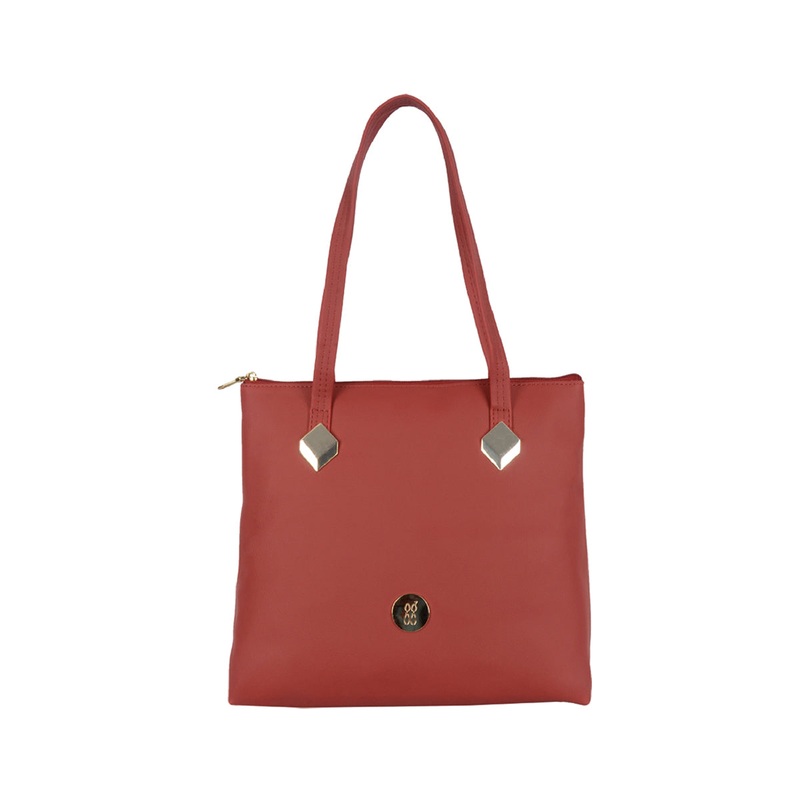 Jozu Red Medium Tote Bags-1