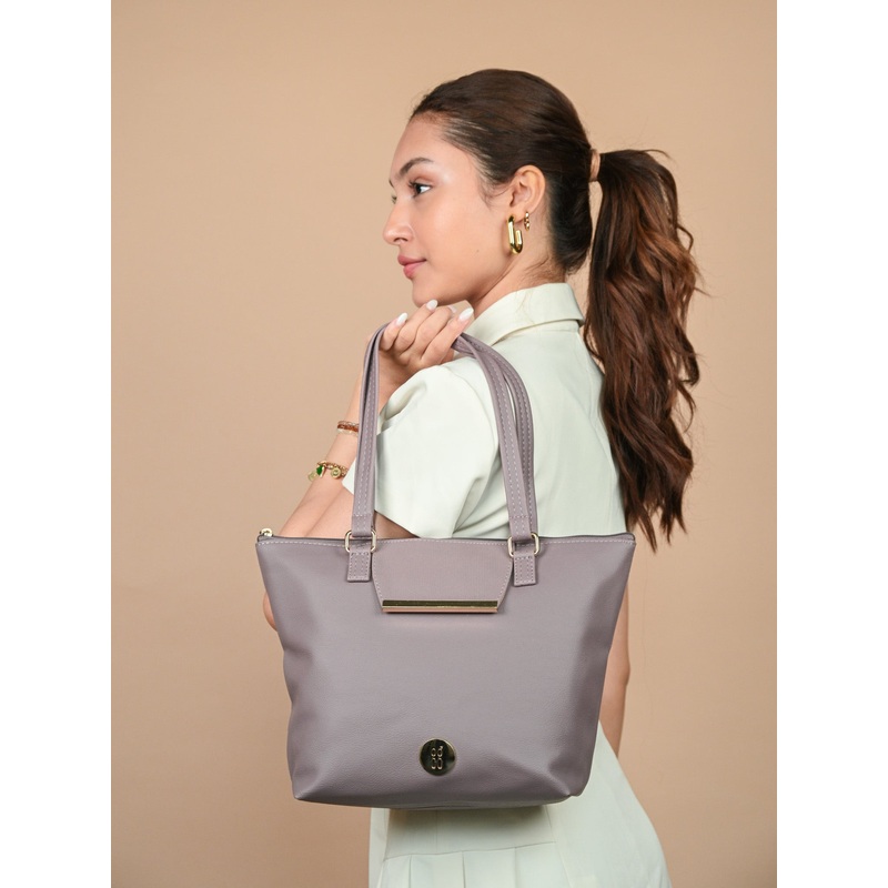 Mob Purple Medium Tote Bags-1
