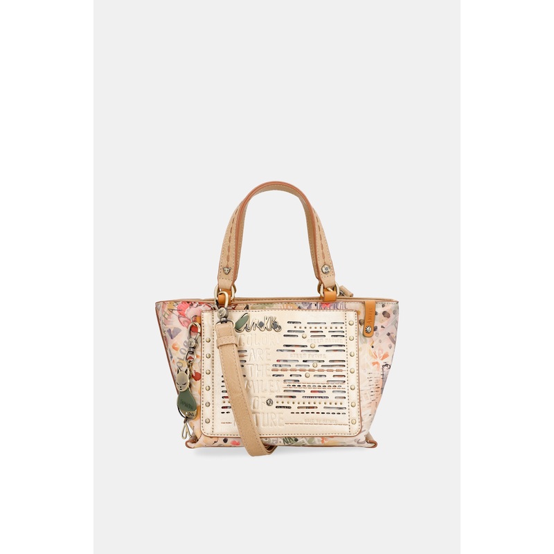 Nature Pachamama golden tote bag