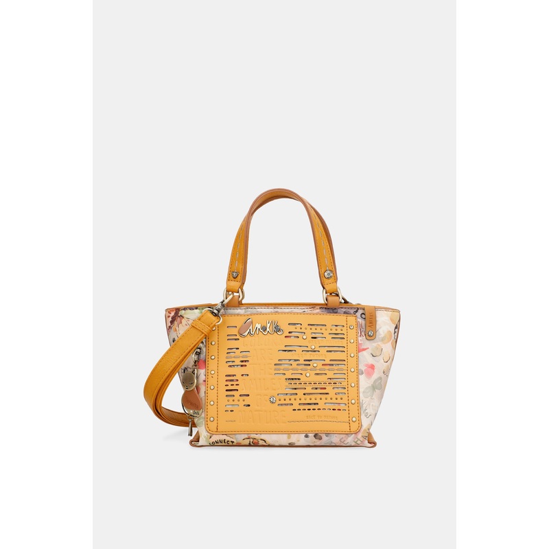 Nature Pachamama ochre tote bag