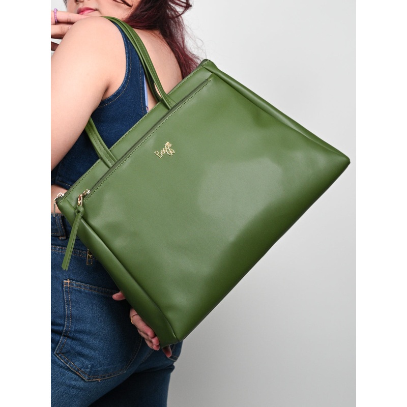 Route Green Large Tote Bags