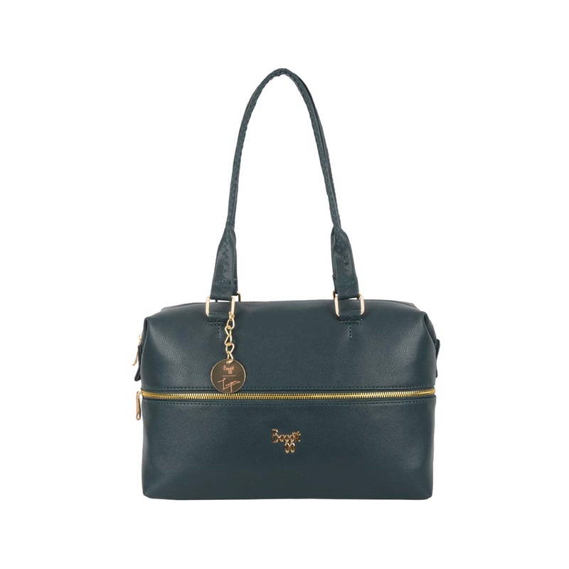 Truby Green Medium Tote Bags