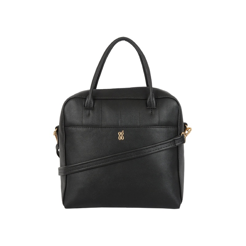 Volume Black Small Shoulder Bag