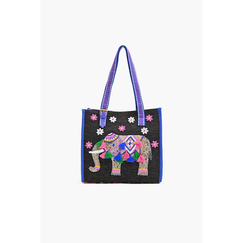Adorable Creature Tote Beaded Tote-Safari the Gentle Giant