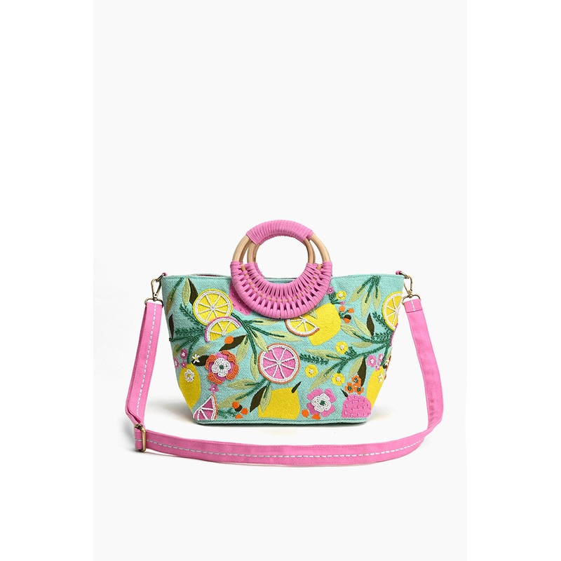 Citrus Blueberry Infusion Crossbody Tote