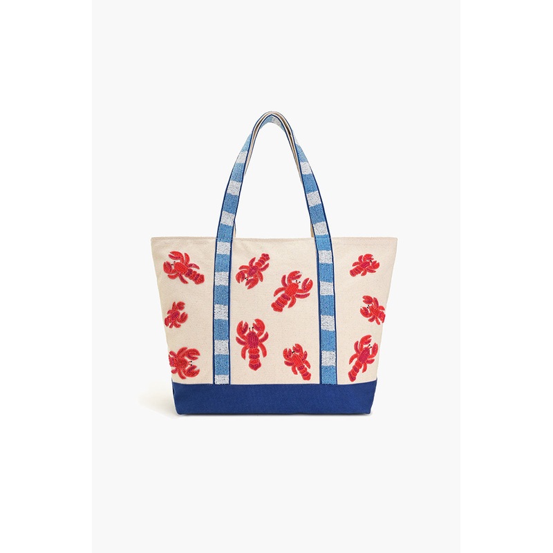 Coastal Claw Beaded Boat Bag