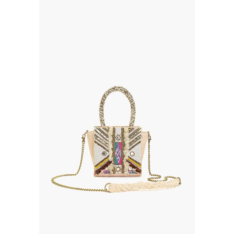 Deco Dream Embellished Top Handle Tote