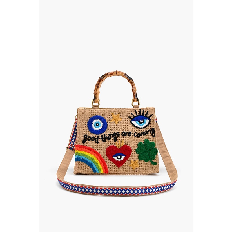 Good Things are Coming Positivity Top Handle Tote