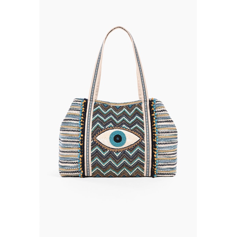 Grecian Nights Evil Eye Tote
