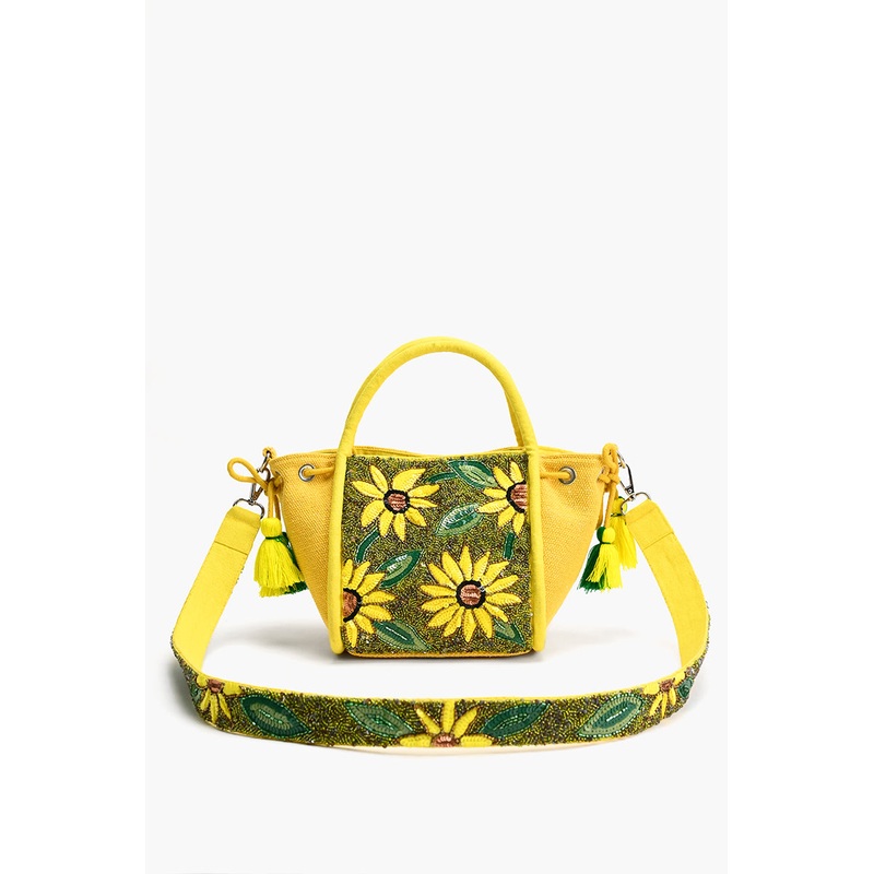 Joyful Blooms Sunflower Handheld Bag
