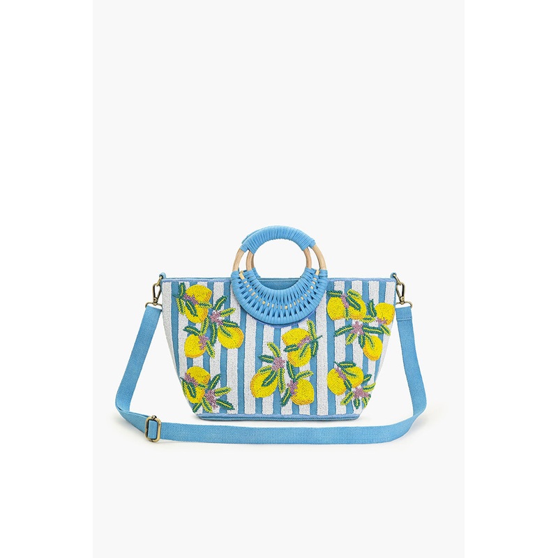 Limoncello Stripe Tote Bag