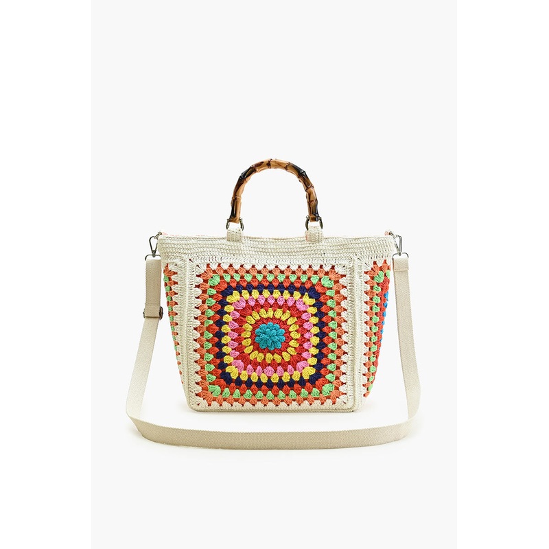 Morning White Handmade Crochet Bags - Sustainable Fashion