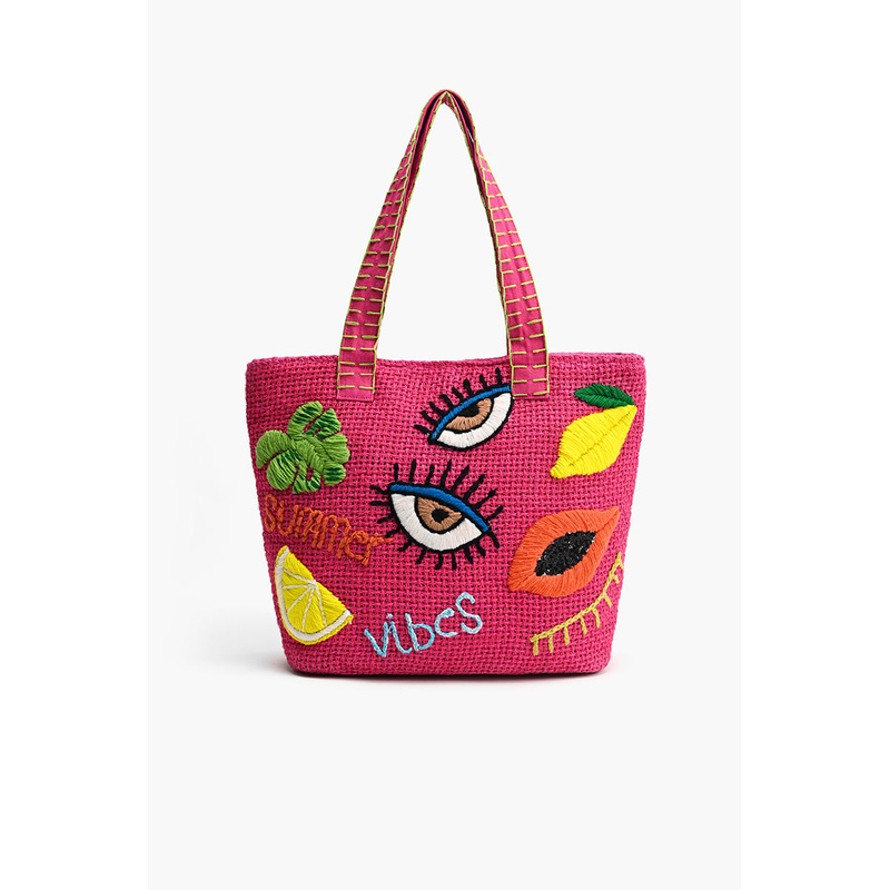 Pink Bliss Fruitful Charm tote