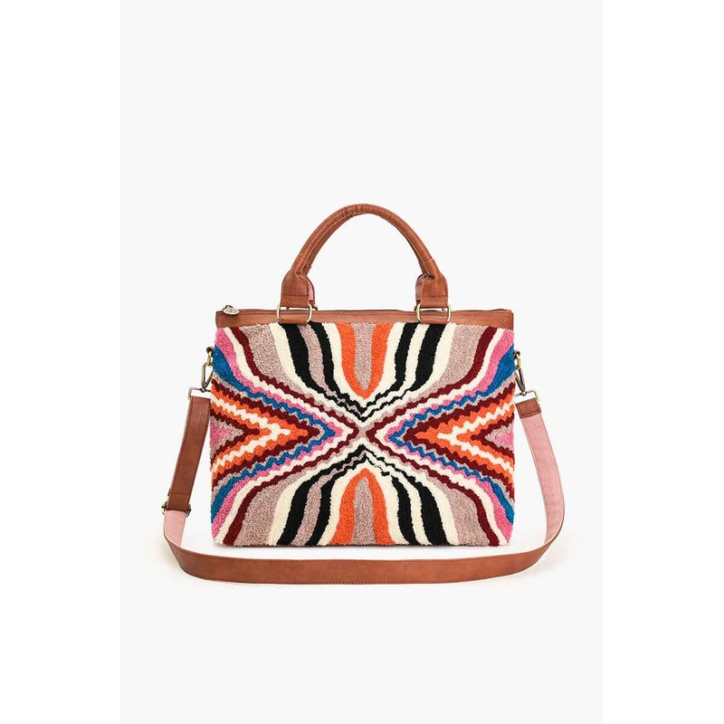The Soho tan Tufted Tote