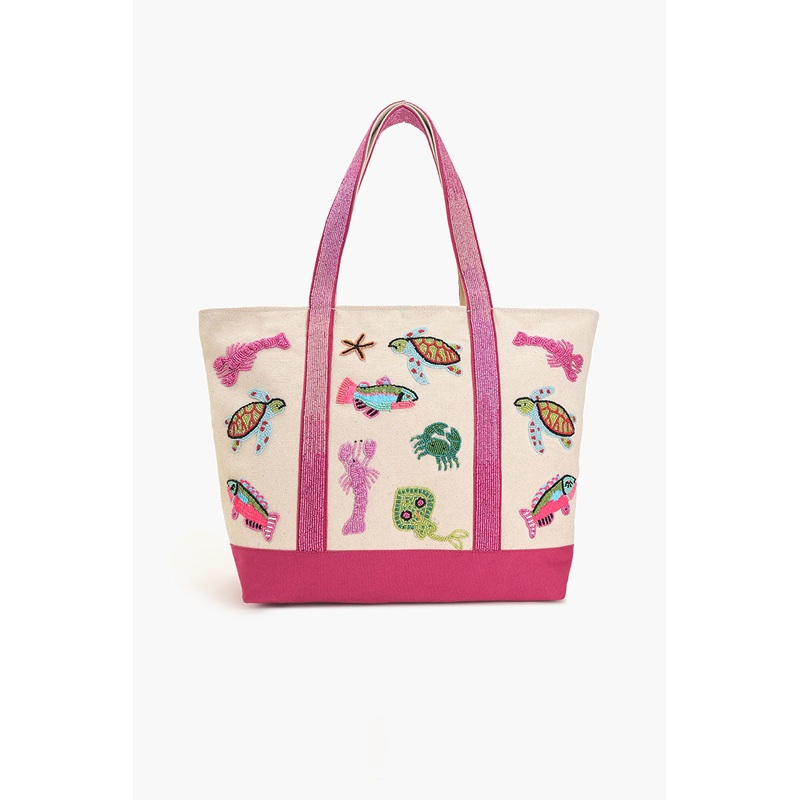 Underwater Tales Beaded Boat Bag