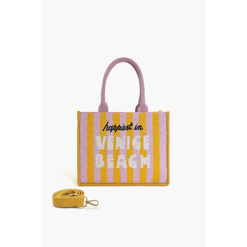Venice Beach Beaded Tote