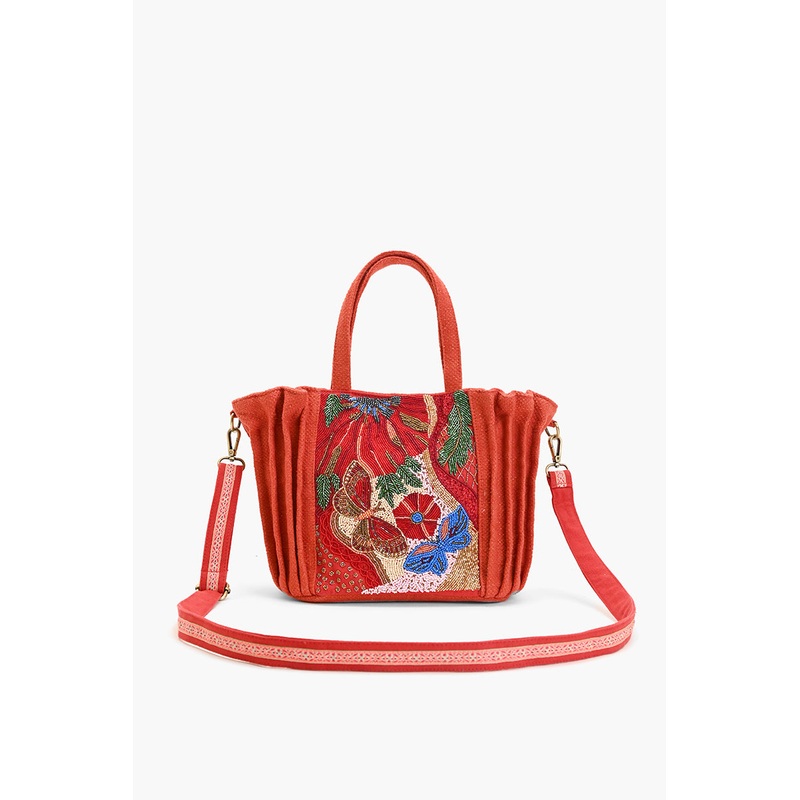 Vermilion Butterfly Bloom Tote