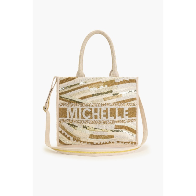 Winter White Personalized Tote
