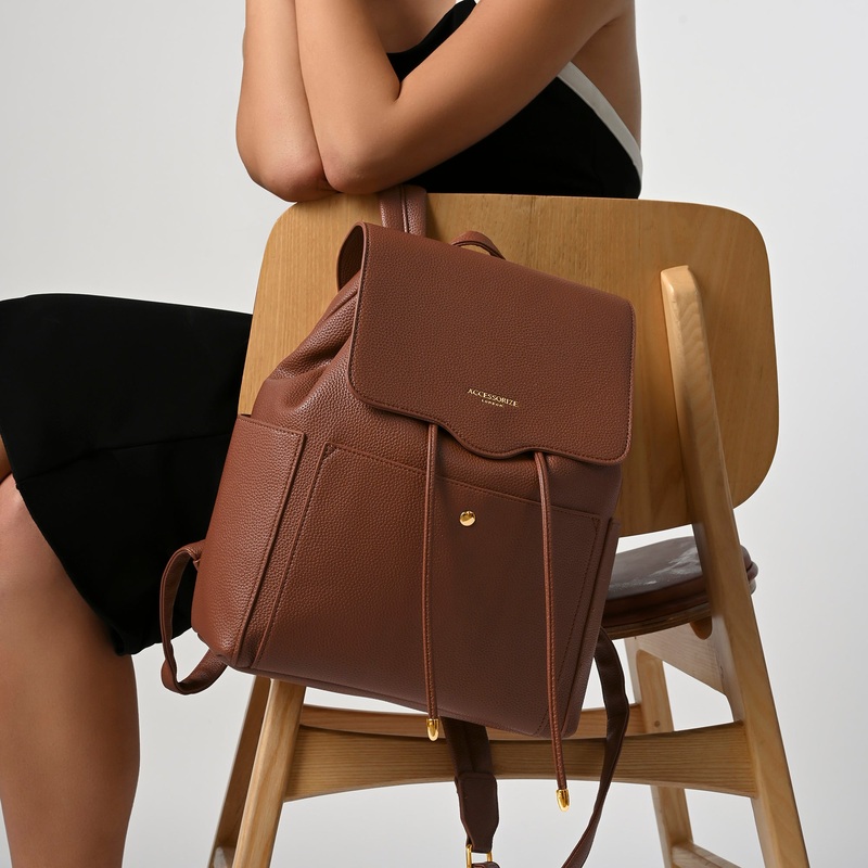Tan Iris Backpack