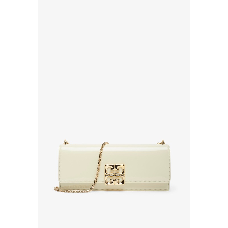 4G small chain cream clutch