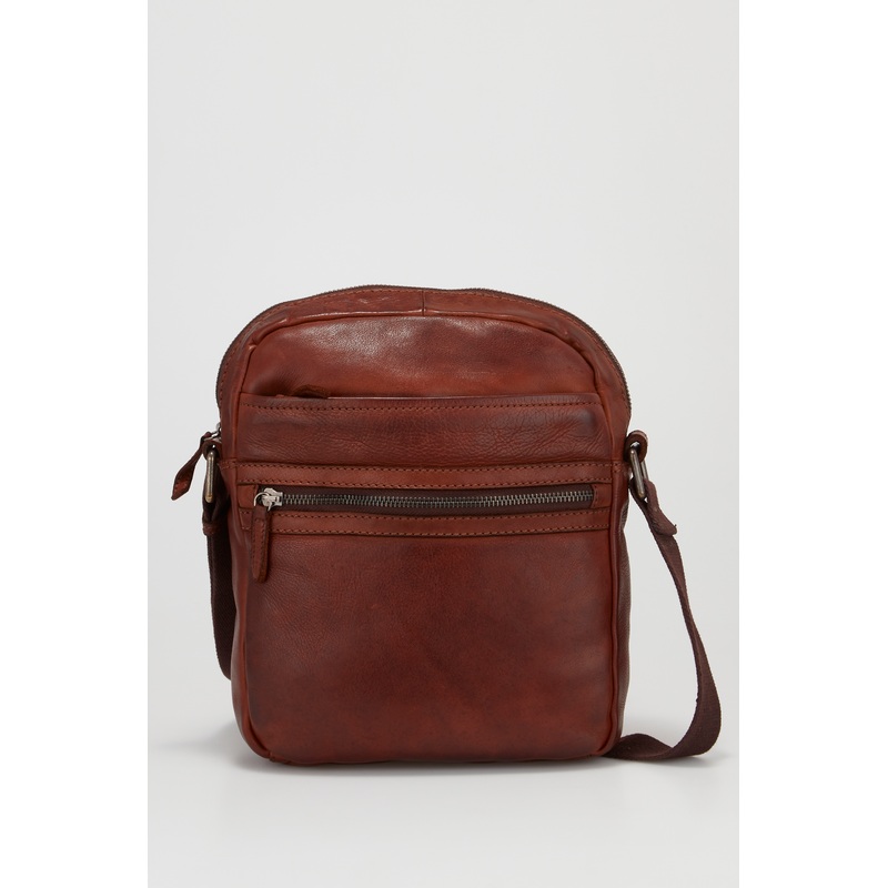 Hudson Leather Large Satchel