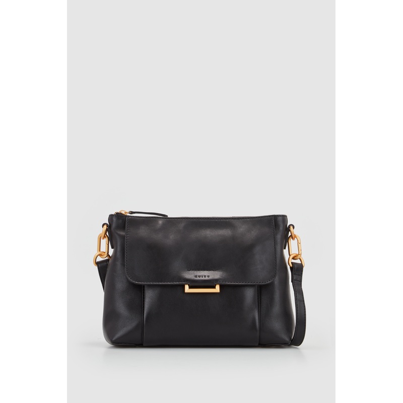 Luna Leather Ring Crossbody Bag