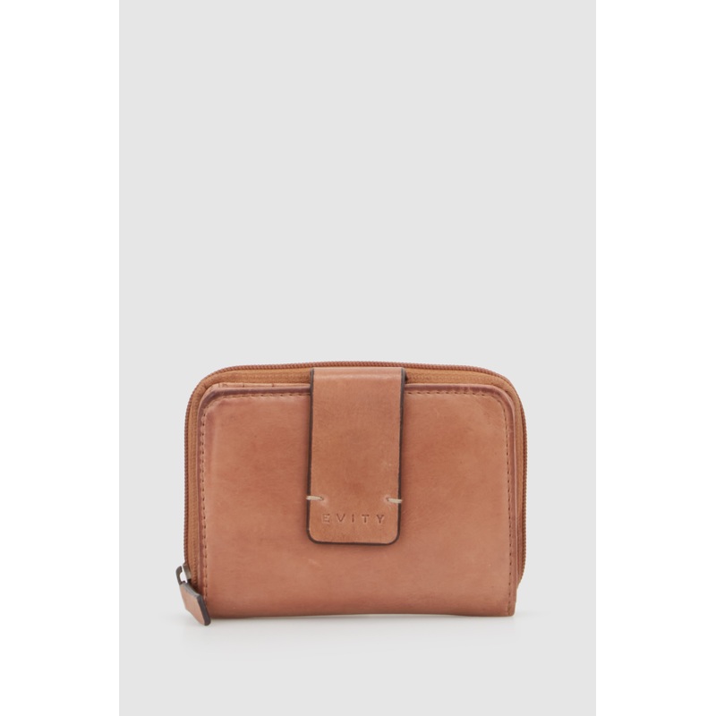 Tara Leather Small Tab Wallet