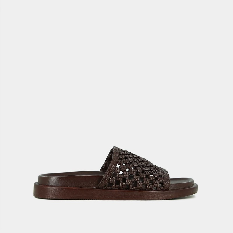 498- Wozart Cuir Marron-Fonce