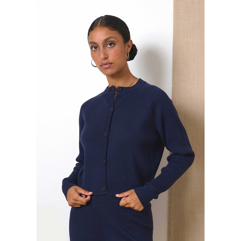 Cardigan Gilet Timeo Navy