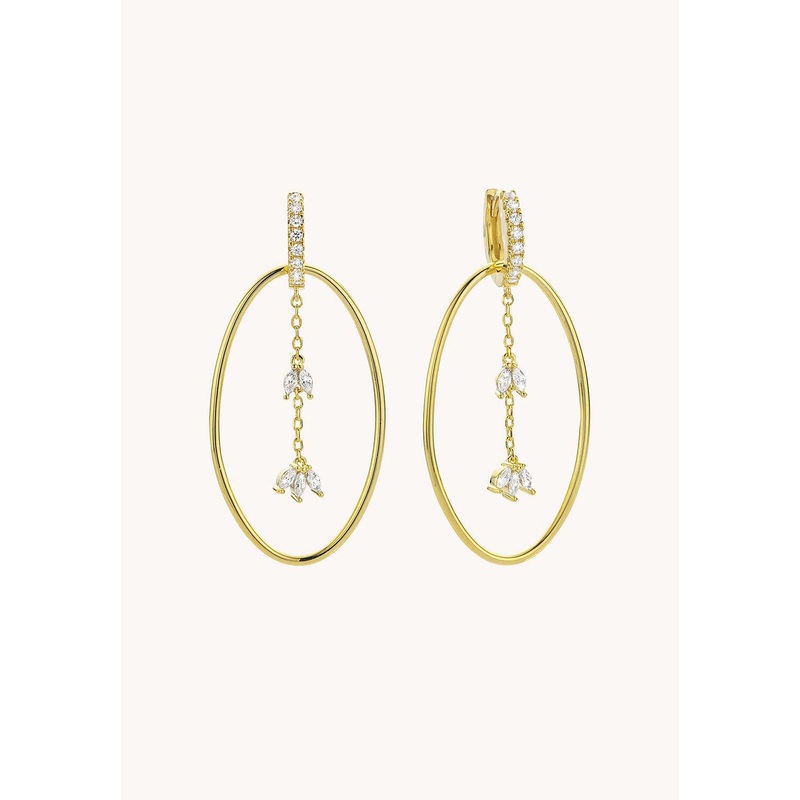Earring Royal Magnolia Bo-245g Gold