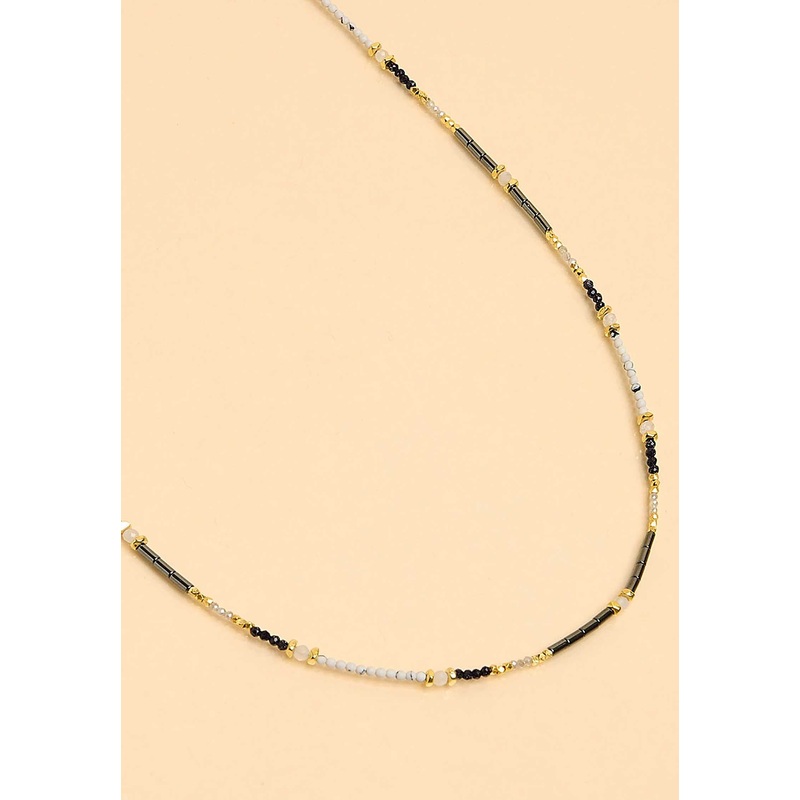 Necklace Caen5 Noir