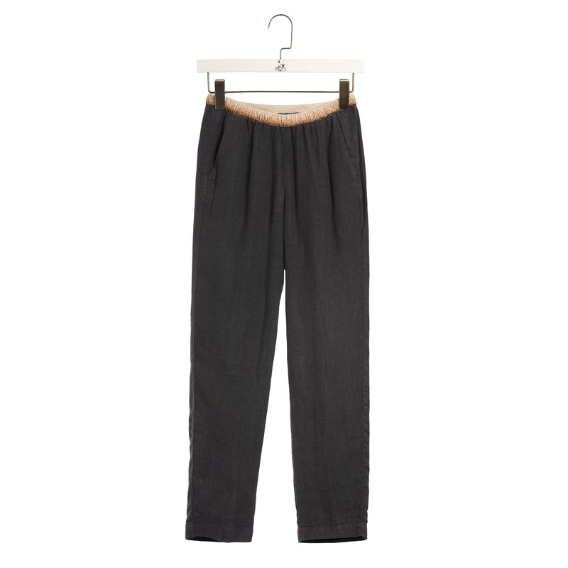 Pants Pirouette Linen 39-Anthiracite