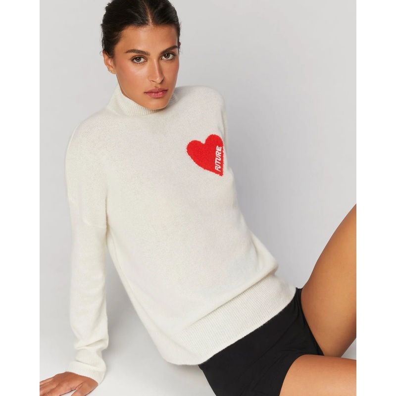 Pullover Light Hea 2301wpm00746 9000-Ecru