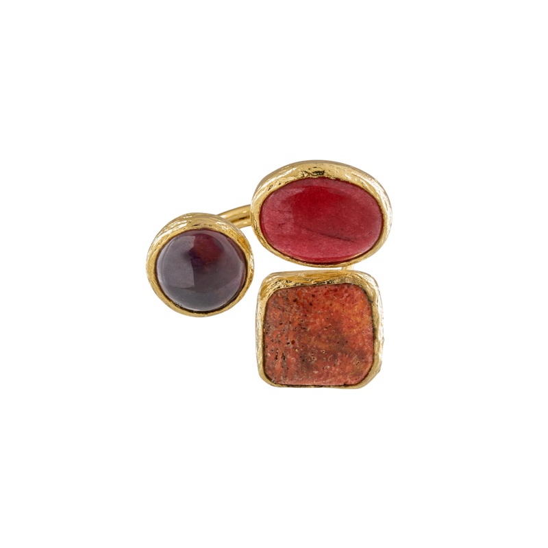 Ring Avant-garde Red