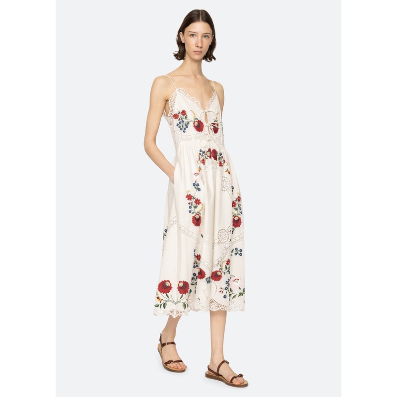 Celia Embroidery Slip D Pf25-046 Cream