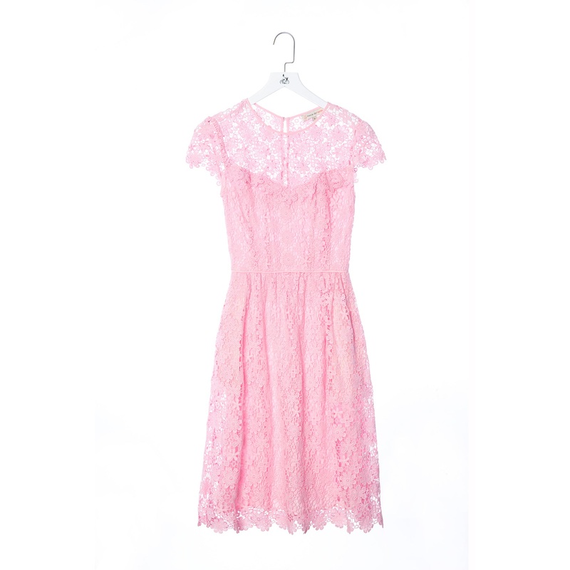 Crochet-Panelled Dress