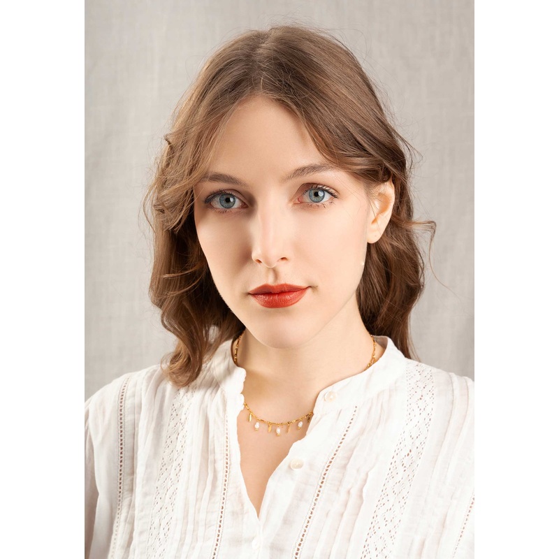 Necklace Pearls Lea 21acnk14-2 White