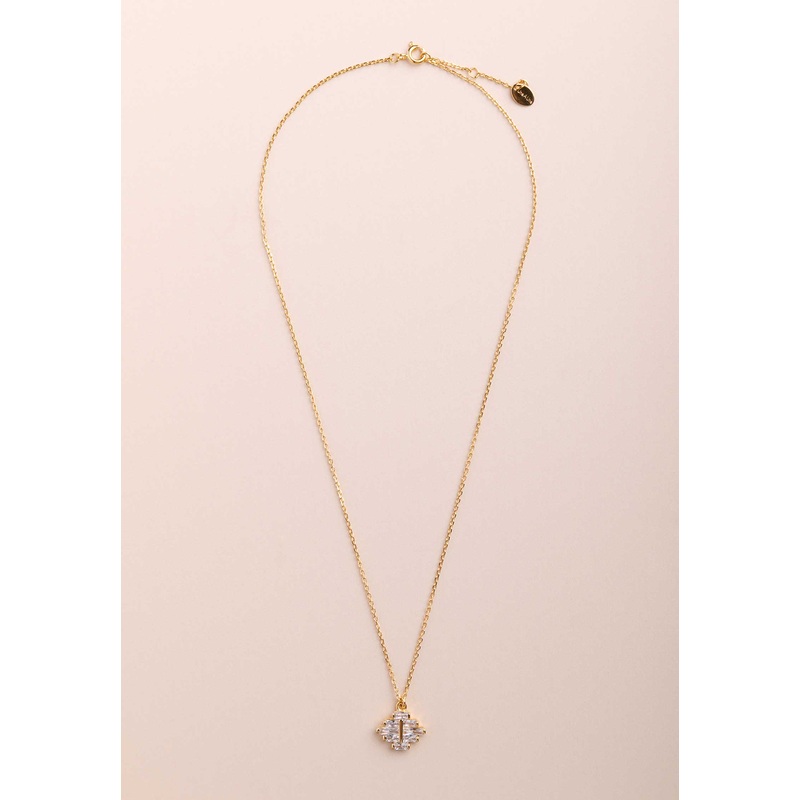 Necklace Tampa Zircons Ctw4 Blancs